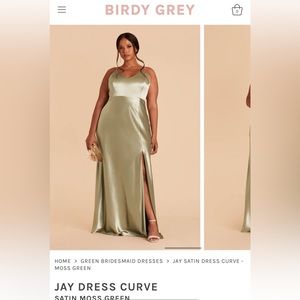 Birdy grey sage bridesmaid dress